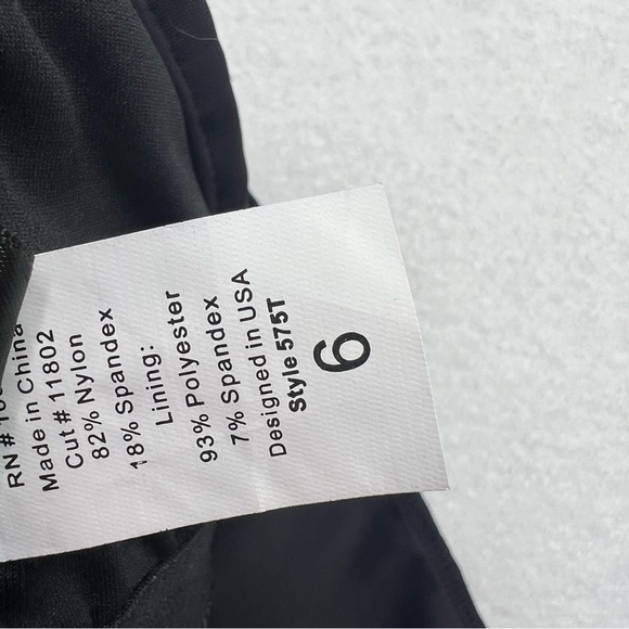 Sunsets Escape Black Amelia Tankini top size 6 - Picture 12 of 12